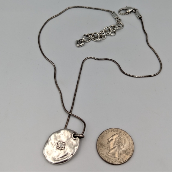 Brighton 'Dance like no one is watching...' Pendant Silver Necklace - Picture 7 of 9